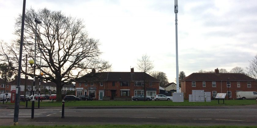 Threat of 5G mast returns to Sea Mills Square