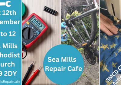 Sea Mills Repair Cafe – Extended Range of Repairs