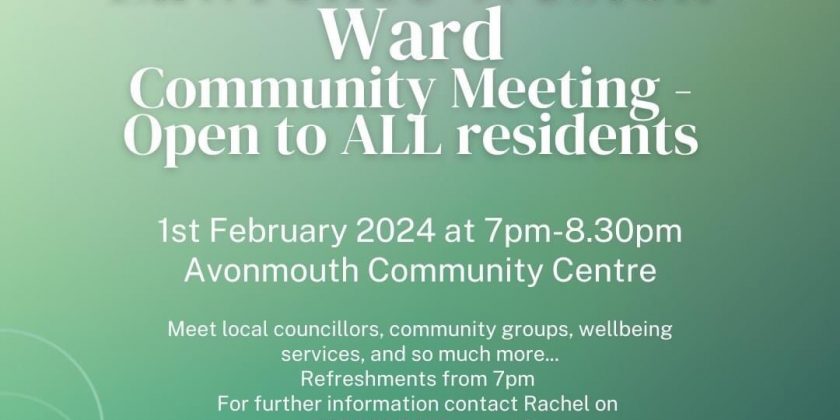 Ward meeting 1 Feb 2024 – Avonmouth